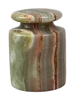 Lot 23 - OCTAGONAL MARBLE VASE