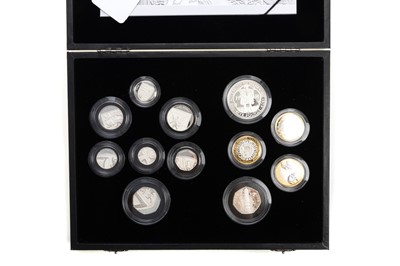 Lot 18 - ELIZABETH II UK SILVER PROOF COIN SET