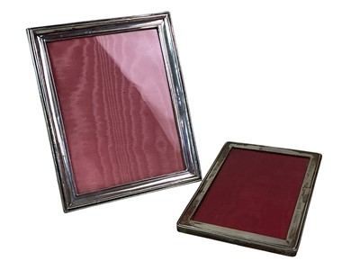 Lot 29 - TWO SILVER PHOTOGRAPH FRAMES