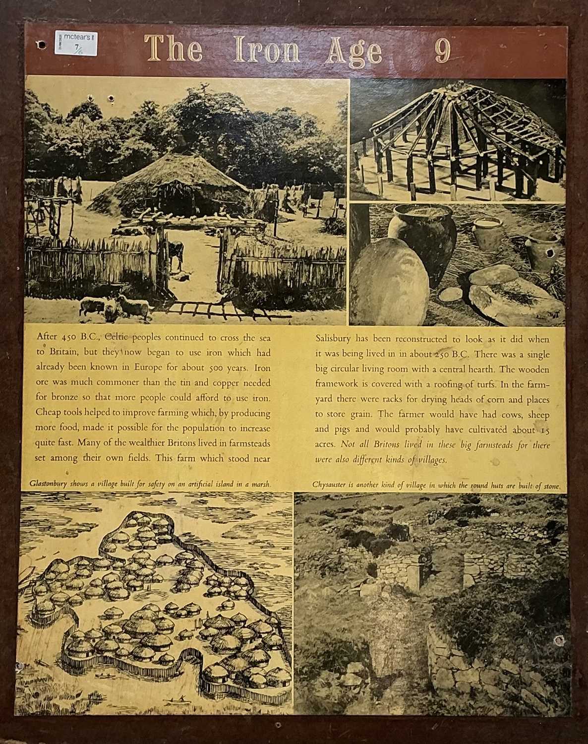 Lot 7 - SET OF SIX CLASSROOM EDUCATIONAL BOARDS