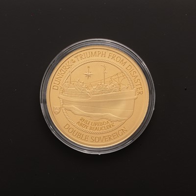 Lot 114 - 2020 DUNKIRK 80TH ANNIVERSARY GOLD PROOF DOUBLE SOVEREIGN