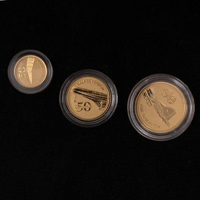 Lot 134 - THE CONCORDE 50TH ANNIVERSARY GOLD SOVEREIGN PRESTIGE SET