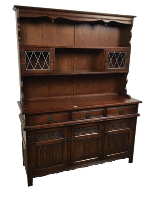 Lot 67 - ARUNDEL REPRODUCTION OAK DRESSER