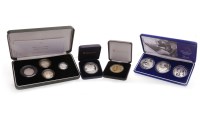 Lot 611 - 2005 SILVER PROOF PIEDFORT 4 COIN COLLECTION...