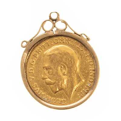 Lot 116 - GEORGE V GOLD HALF SOVEREIGN