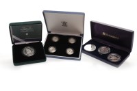 Lot 615 - UNITED KINGDOM SILVER PROOF PATTERN COLLECTION...
