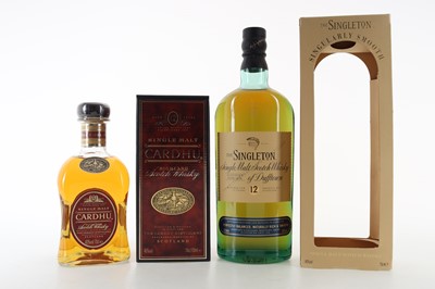 Lot 432 - SINGLETON OF DUFFTOWN 12 YEAR OLD AND CARDHU 12 YEAR OLD