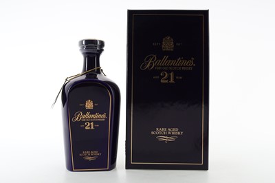 Lot 66 - BALLANTINE'S 21 YEAR OLD CERAMIC DECANTER