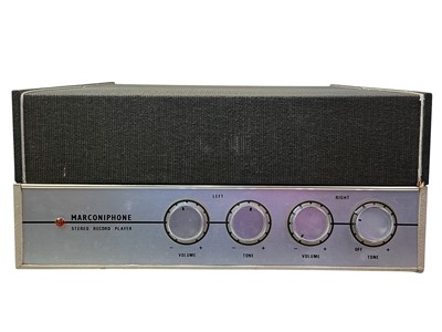 Lot 254 - MARCONIPHONE PORTABLE RECORD PLAYER