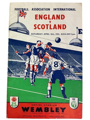 Lot 83 - FOOTBALL PROGRAMME