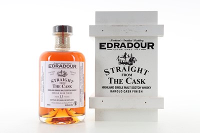 Lot 456 - EDRADOUR 2002 11 YEAR OLD STRAIGHT FROM THE CASK BAROLO FINISH 50CL
