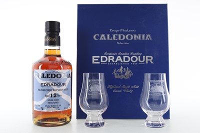 Lot 457 - EDRADOUR 12 YEAR OLD DOUGIE MACLEAN'S CALEDONIA SELECTION GIFT PACK