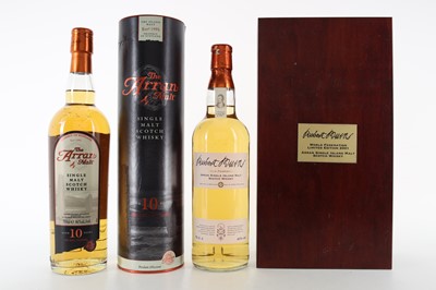 Lot 461 - ARRAN 10 YEAR OLD AND ROBERT BURNS FEDERATION 2001