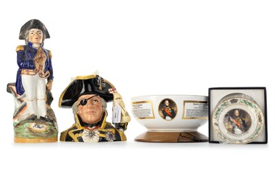 Lot 1308 - COLLECTION OF LORD NELSON RELATED CERAMICS