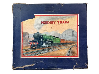 Lot 343 - TWO HORNBY CLOCKWORK MODEL TRAIN SETS