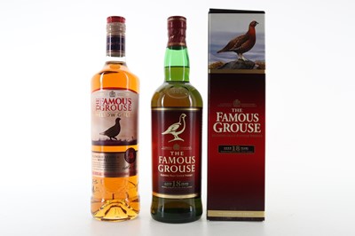 Lot 473 - FAMOUS GROUSE 18 YEAR OLD AND MELLOW GOLD