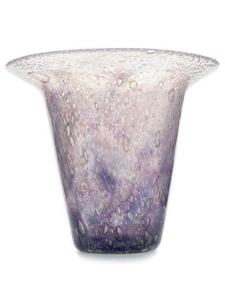 Lot 444 - MONART GLASS 'WELSH HAT' VASE