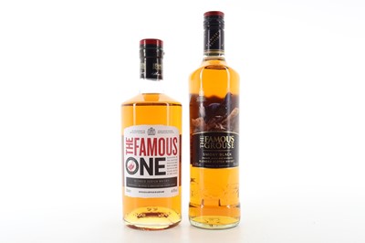 Lot 130 - FAMOUS GROUSE SMOKY BLACK AND THE FAMOUS ONE