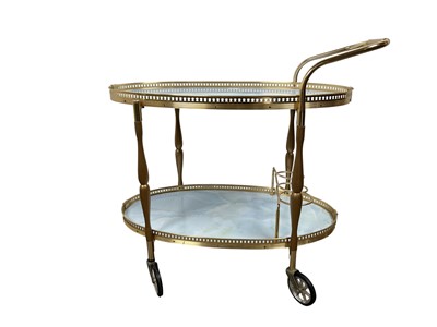 Lot 315 - RETRO STYLE DRINKS TROLLEY