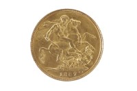 Lot 647 - GOLD SOVEREIGN DATED 1887
