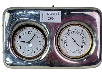 Lot 290 - GENTLEMAN'S DESKTOP TIMEPIECE