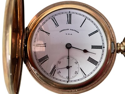 Lot 308 - GOLD PLATED POCKET WATCH