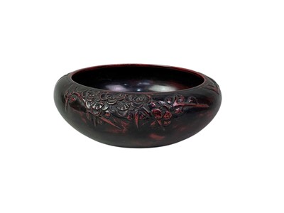 Lot 368 - JAPANESE LACQUERED BOWL