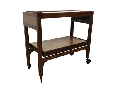 Lot 352 - MID CENTURY SERVING TROLLEY