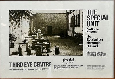 Lot 459 - JAMES BOYLE SIGNED PRINT THIRD EYE CENTRE