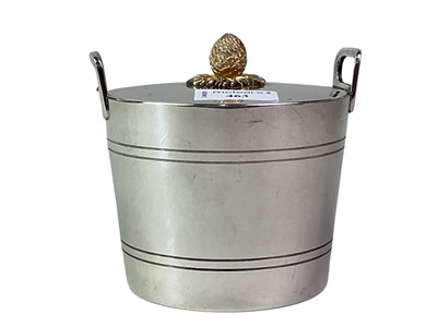 Lot 463 - SILVER PLATED ICE BUCKET