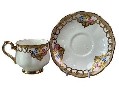 Lot 474 - ROYAL ALBERT FLORAL AND GILT PART TEA SERVICE