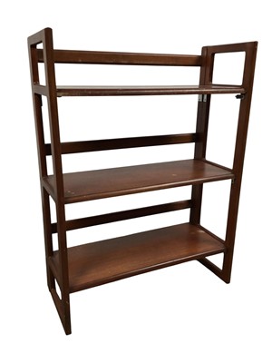 Lot 476 - THREE FOLDING BOOKCASES