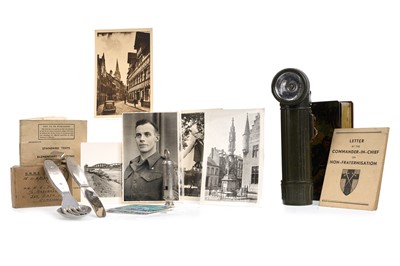 Lot 40 - COLLECTION OF WWII MEDALS AND EPHEMERA