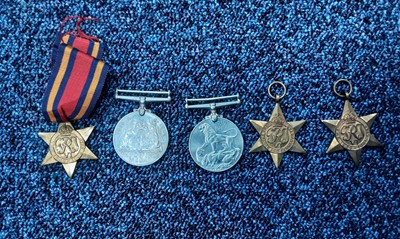 Lot 40 - COLLECTION OF WWII MEDALS AND EPHEMERA