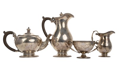 Lot 1000 - GEORGE V IRISH SILVER TEA SERVICE