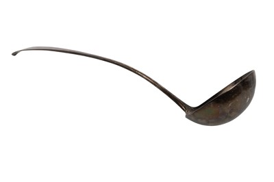 Lot 1014 - GEORGE III SILVER LADLE