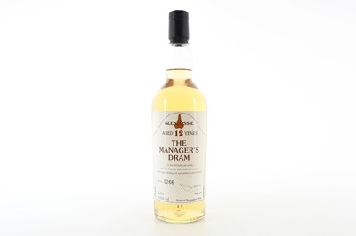 Lot 106 - GLENLOSSIE 12 YEAR OLD MANAGER'S DRAM