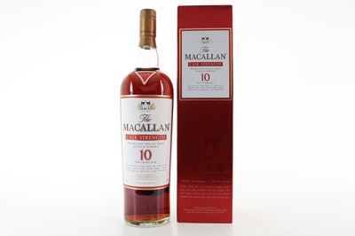 Lot 112 - MACALLAN 10 YEAR OLD CASK STRENGTH 1L
