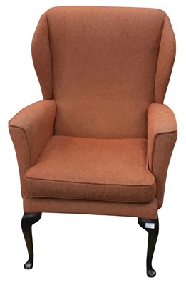 Lot 354 - WINGBACK ARMCHAIR