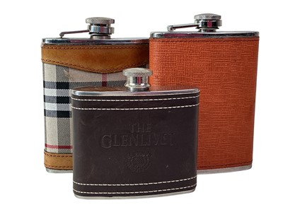 Lot 481 - COLLECTION OF HIP FLASKS