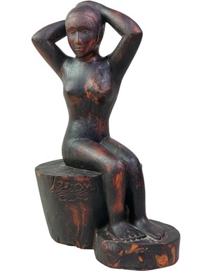 Lot 487 - GROUP OF WOODEN ITEMS