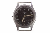 Lot 754 - GENTLEMAN'S LEMANIA MILITARY ISSUE STAINLESS...