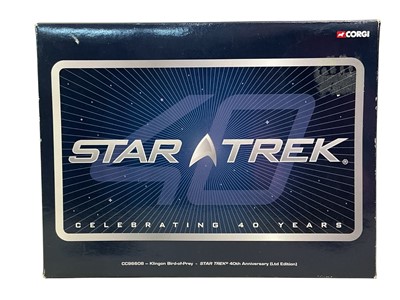 Lot 424 - THREE CORGI DIECAST STAR TREK MODELS
