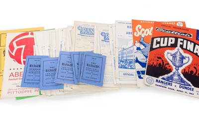 Lot 1740 - RANGERS DOMESTIC PROGRAMMES