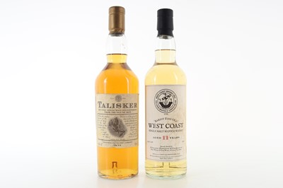 Lot 162 - TALISKER 10 YEAR OLD AND CAOL ILA 11 YEAR OLD WEST COAST FEIS 2019