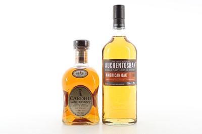 Lot 184 - AUCHENTOSHAN AMERICAN OAK AND CARDHU GOLD RESERVE