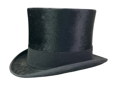 Lot 451 - TWO MEN'S TOP HATS