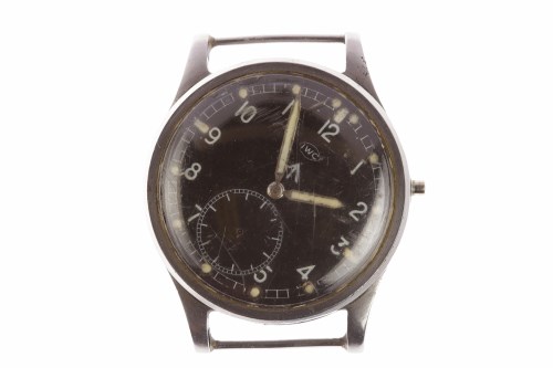 Lot 767 - GENTLEMAN'S IWC MILITARY ISSUE STAINLESS STEEL...