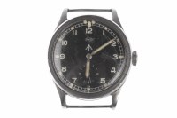 Lot 768 - GENTLEMAN'S IWC MILITARY ISSUE STAINLESS STEEL...