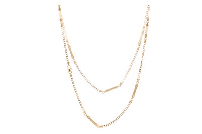 Lot 430 - NINE CARAT GOLD NECKLACE